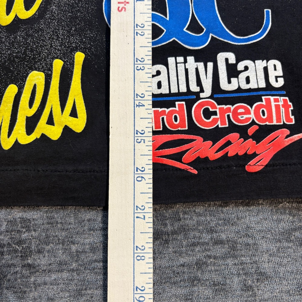 Vintage Dale Jarrett Graphic Tee Mens XL Racing T-Shirt Chase AOP USA NASCAR Y2K - Picture 7 of 9